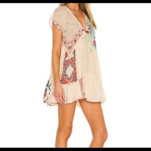 Free People Mended with Scarves Dress